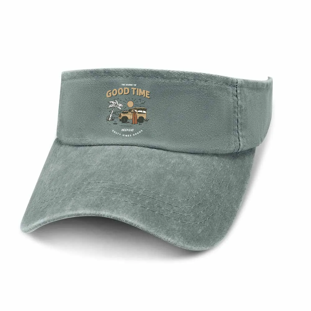 Good Time Weekend Salty Vibes Goods Printed A Leaky Cowboy Hat