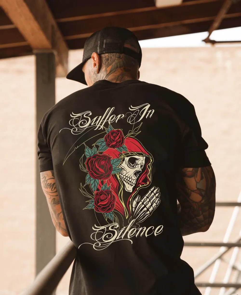 Suffer In Silence Printed Men's T-shirt