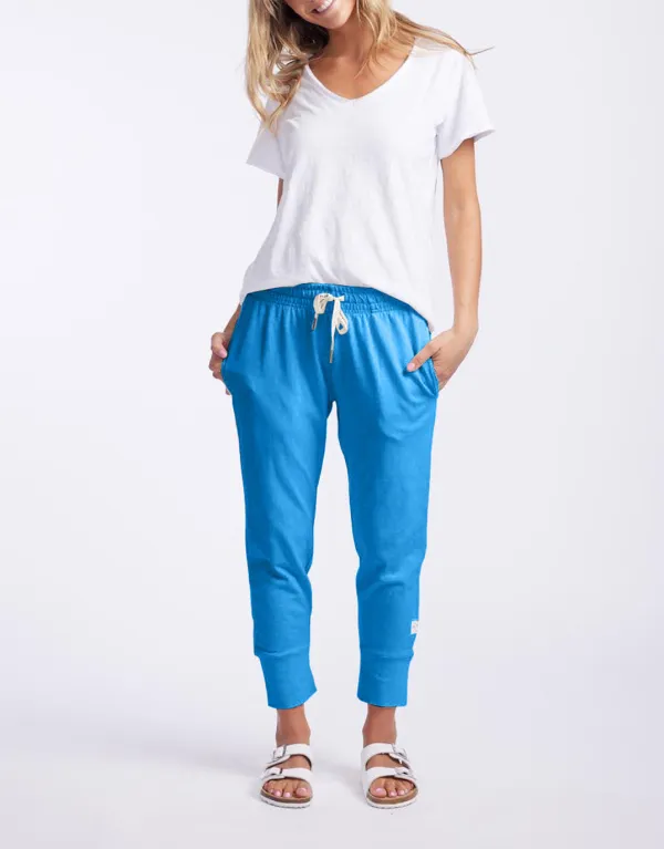 3/4 Brunch Pants - Ibiza Blue