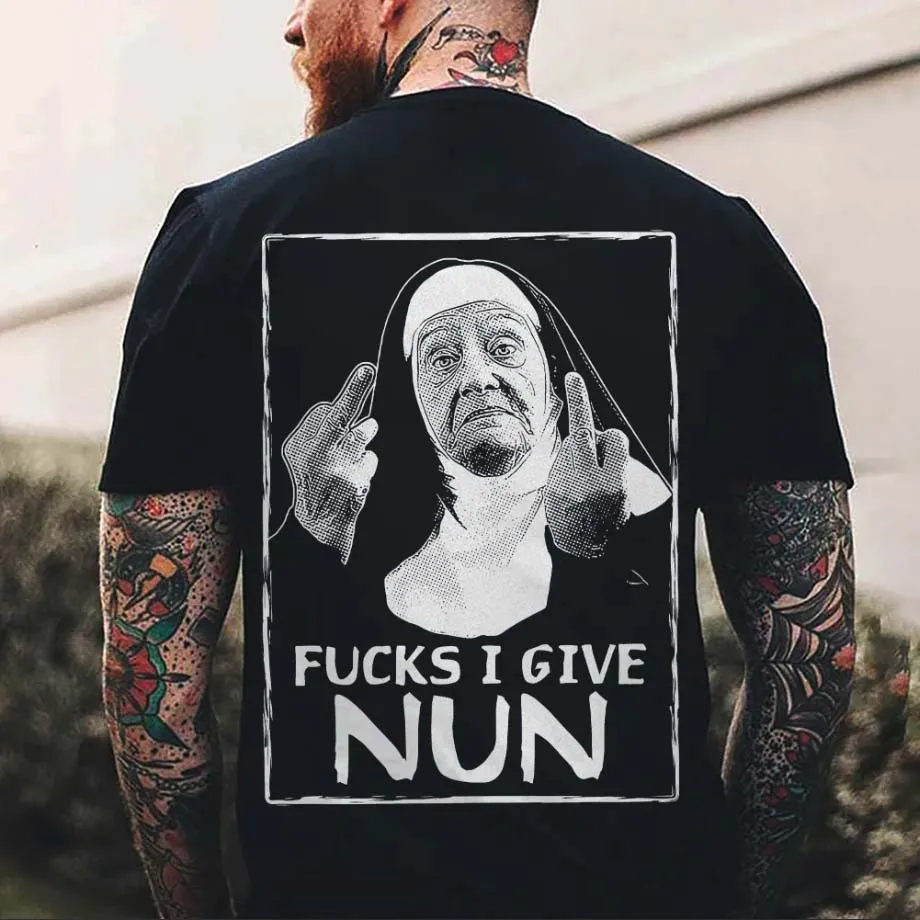 F*cks I Gave Nun Printed Men's T-shirt
