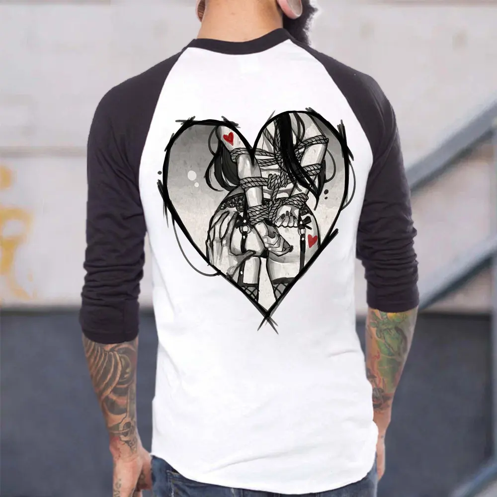 BDSM Bondage Game Printed Long Sleeve T-shirt