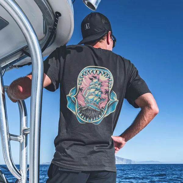 Haggard Pirate Printed Men's T-shirt