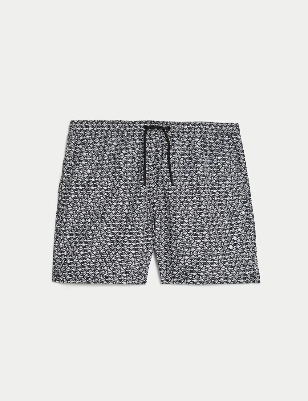 Quick Dry Geometric Print Swim Shorts