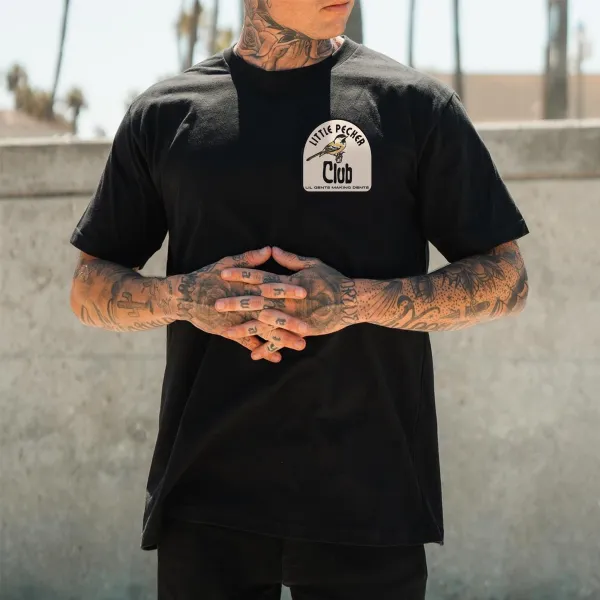 Little Pecker Club Print Men's T-shirt