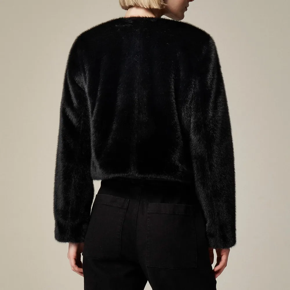 Faux-fur lady jacket