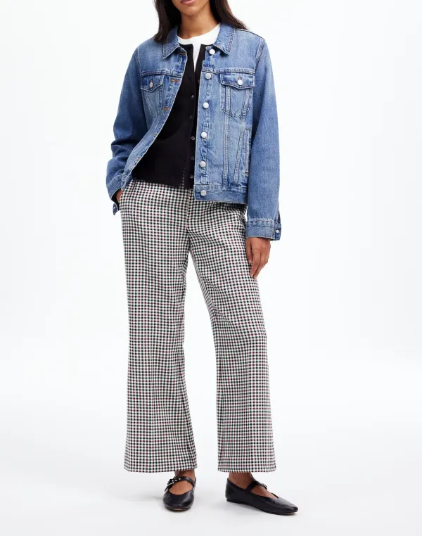 Kick Out Crop Pants in Stretch Twill