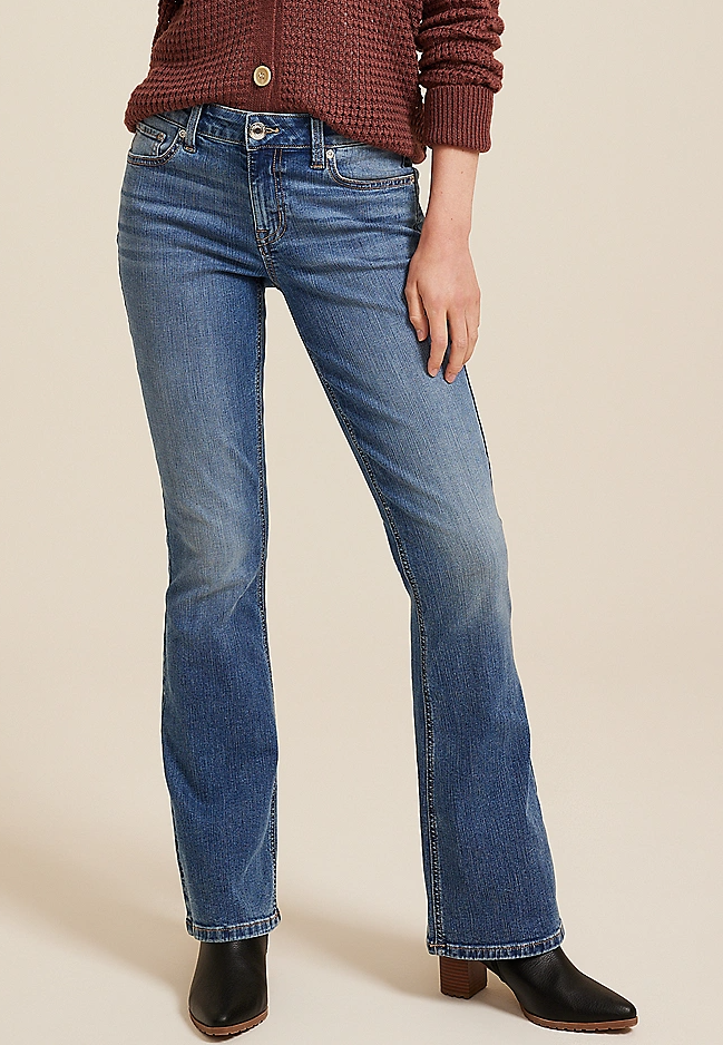 m jeans by maurices Classic Flare Mid Rise Jean