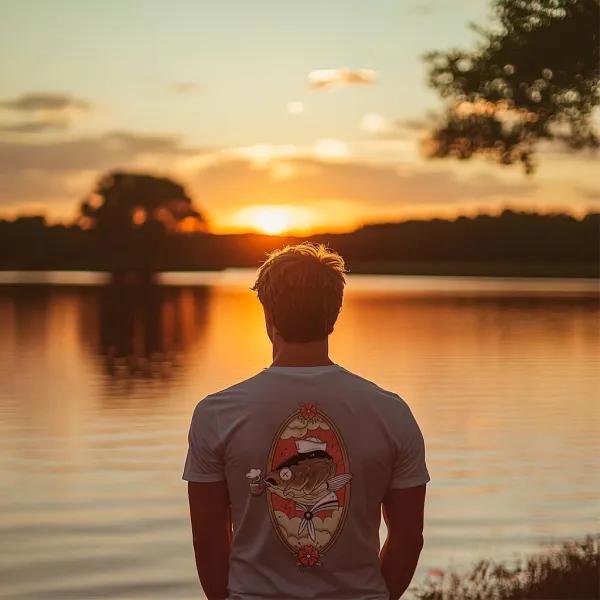 Fish Captain Printed Men's T-shirt