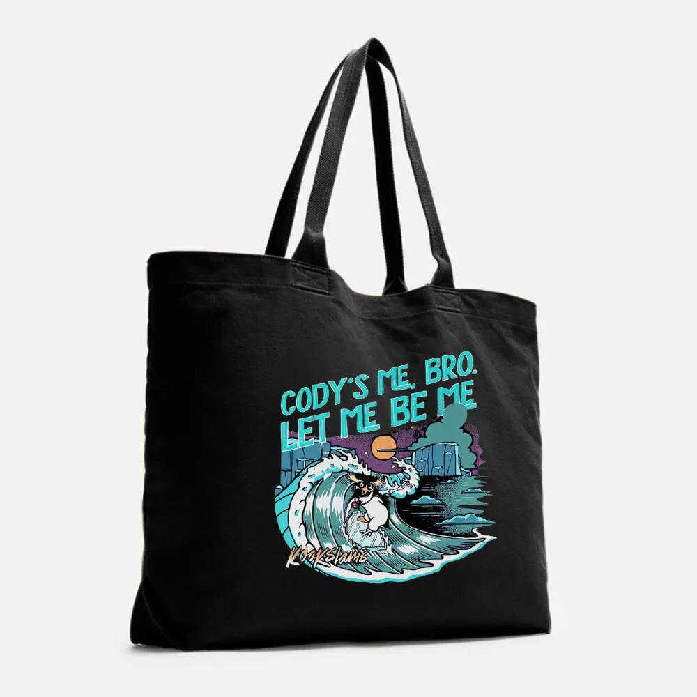 Cody'S Me, Bro. Let Me Be Me Printed Canvas Bag
