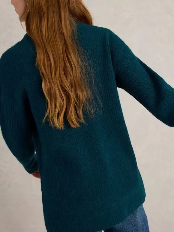 LONG SLEEVE LOVELY JUMPER RIBBED