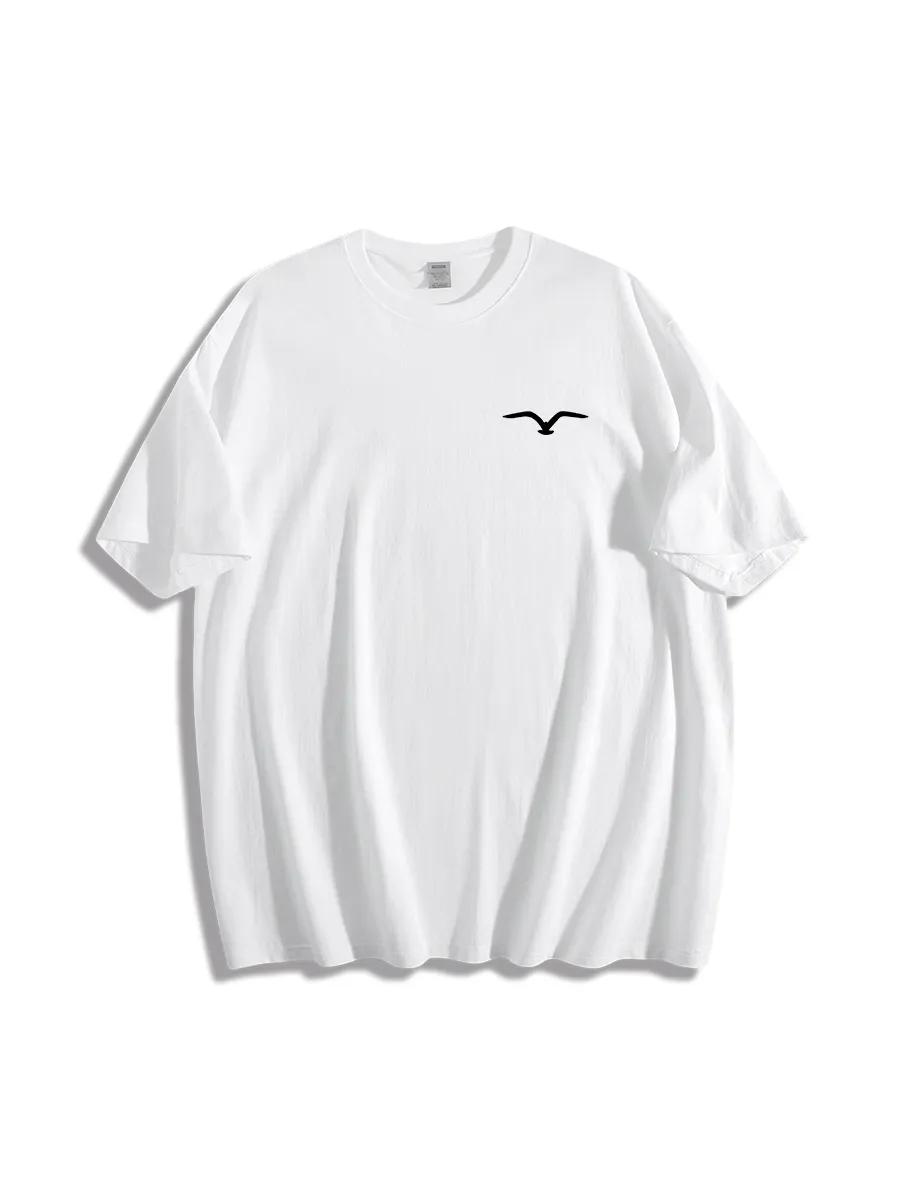 For Men Graphic Print Crew Neck Short Sleeve Casual Tees Basic Tops