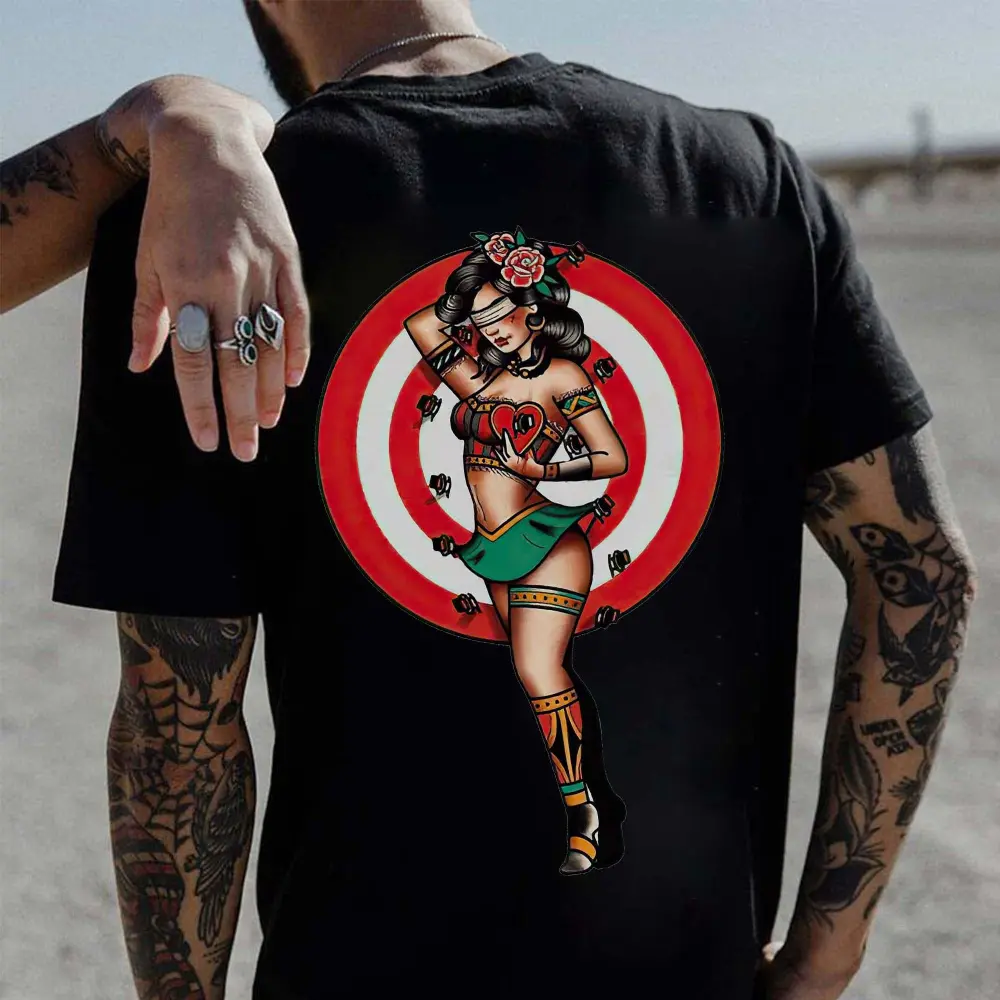 Hit The Bullseye Printed Men's T-shirt