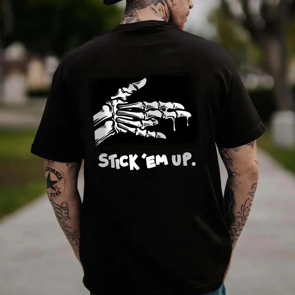 Stick 'Em Up Printed Men's T-shirt