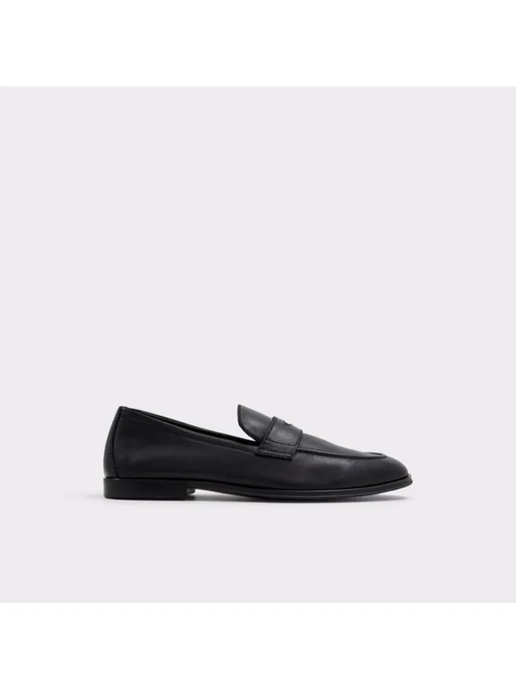 Black Smooth Leather Shoes