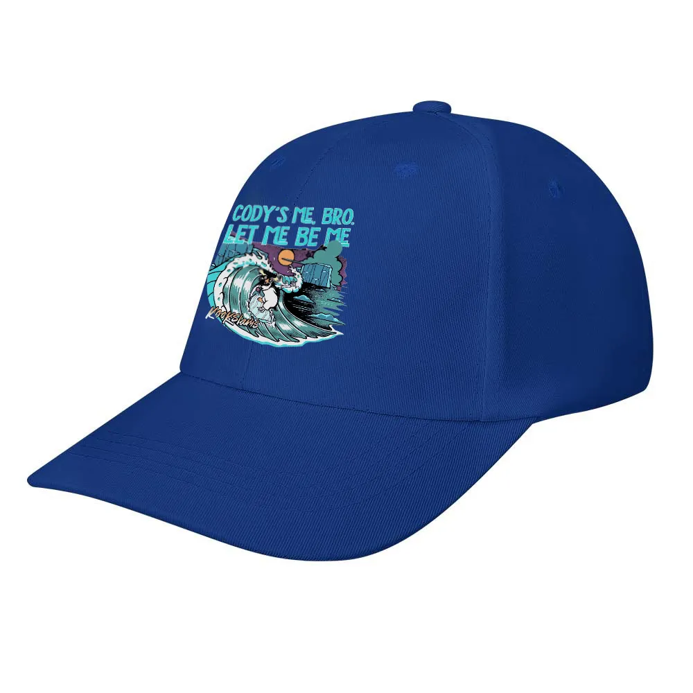 Gody'S Me, Bro. Let Me Be Me Printed Bent Rubber Baseball Cap