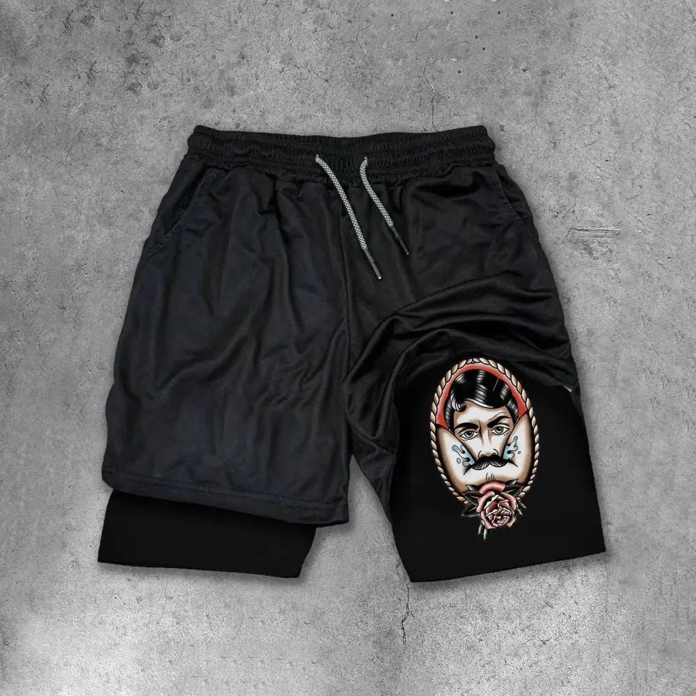 Uncle Beard Printed Men's Shorts