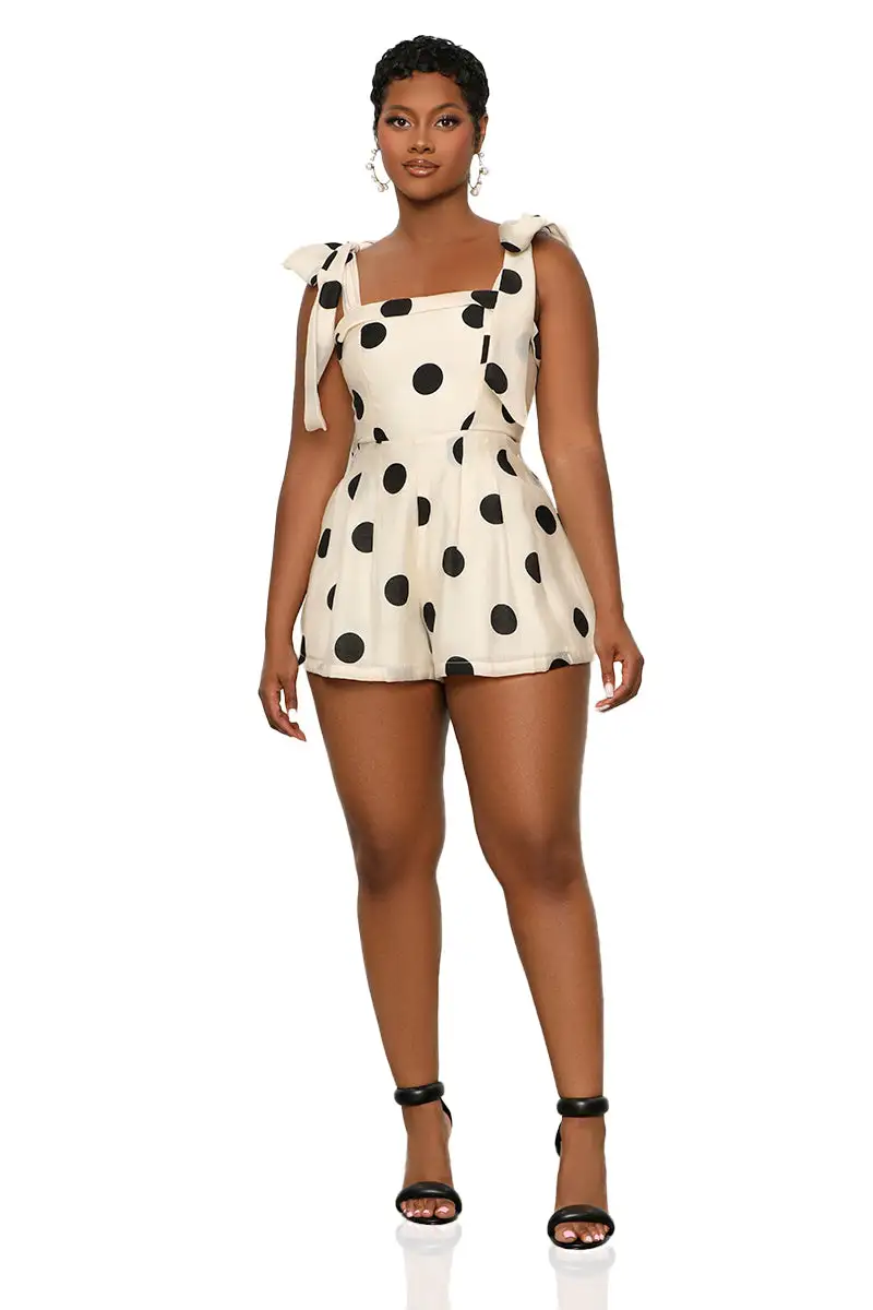 My Favorite Polka Dot Romper