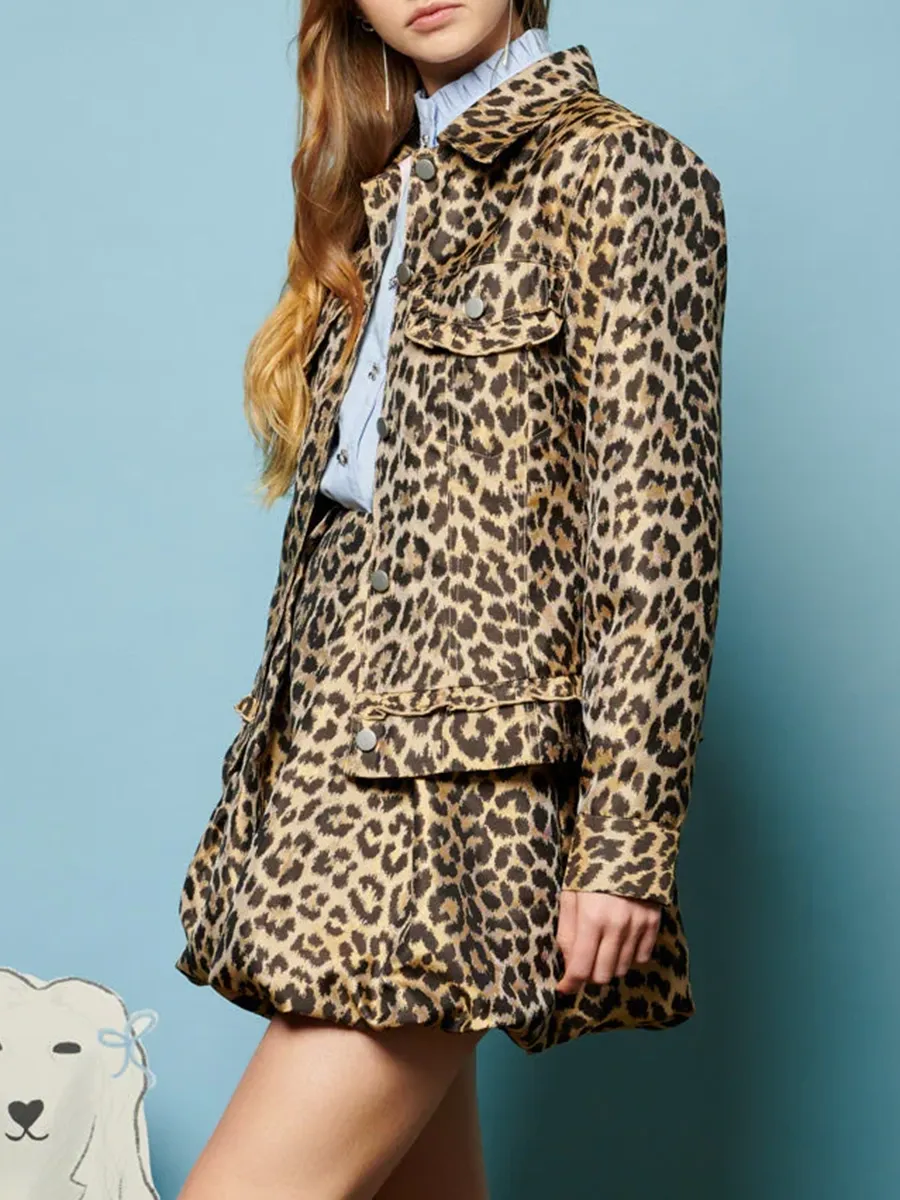 Lola Leopard Jacquard Jacket