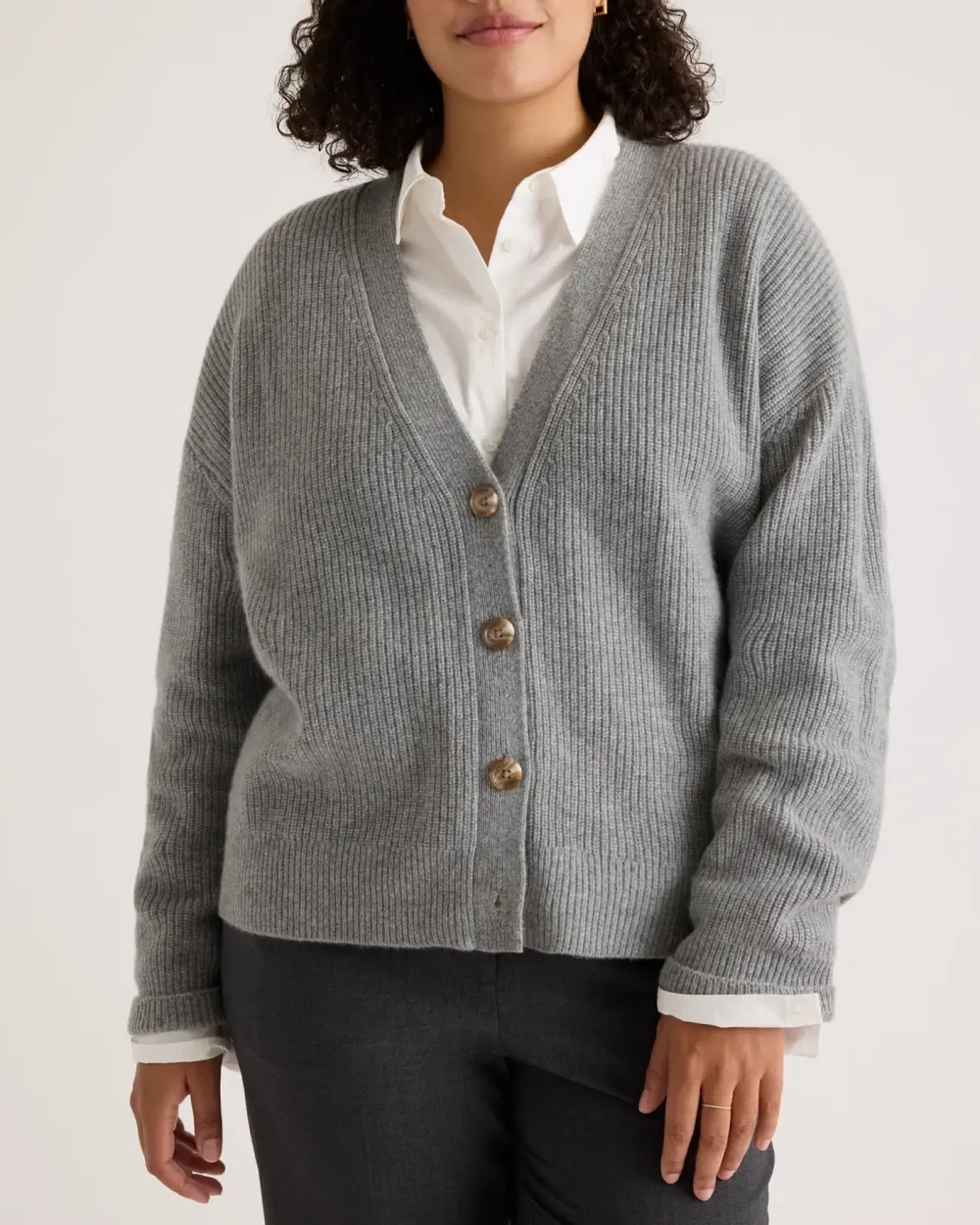 Cropped Cardigan Sweater