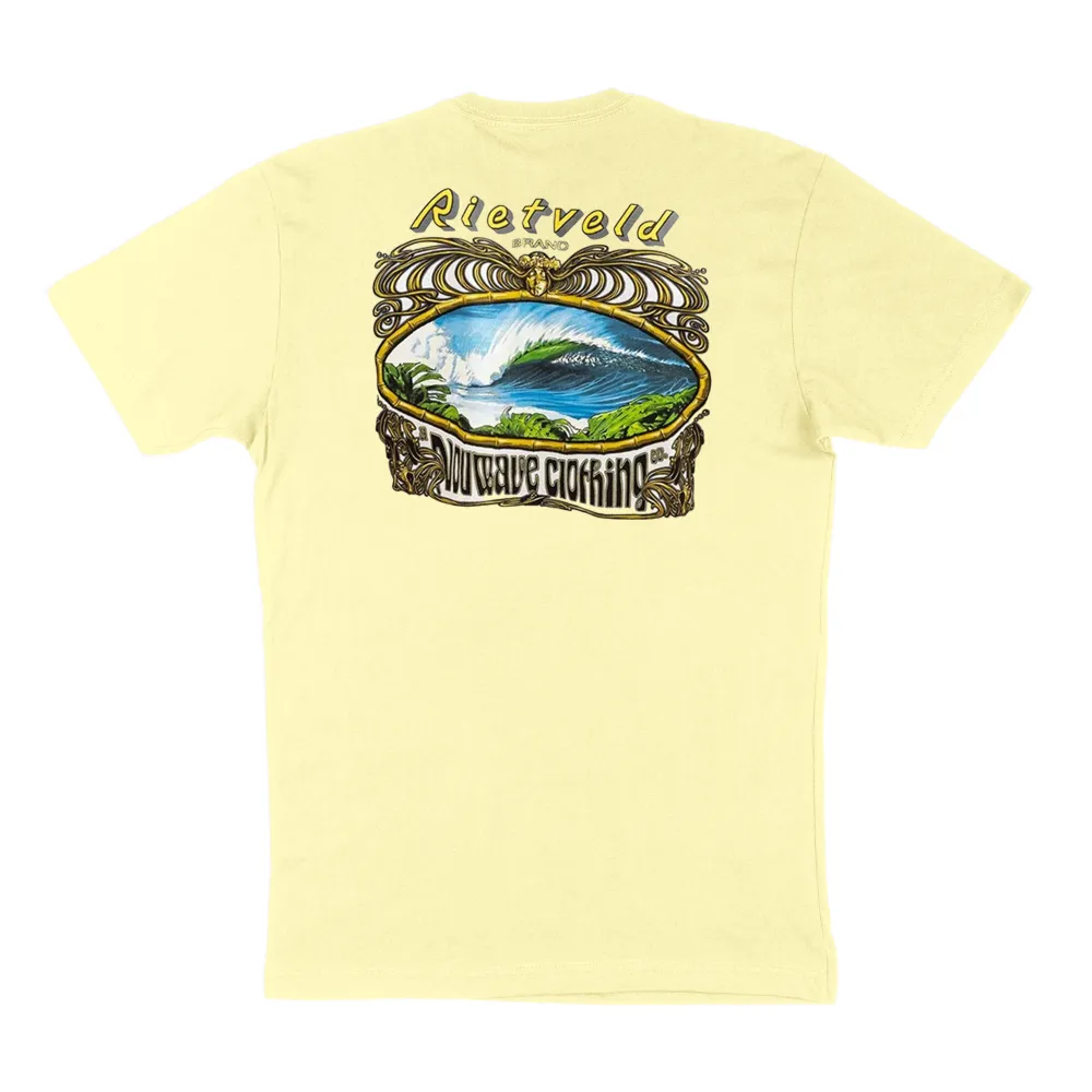 Rietveld Nouwave Classic T-Shirt, Pure Cotton Pattern Printed Short-Sleeved Top