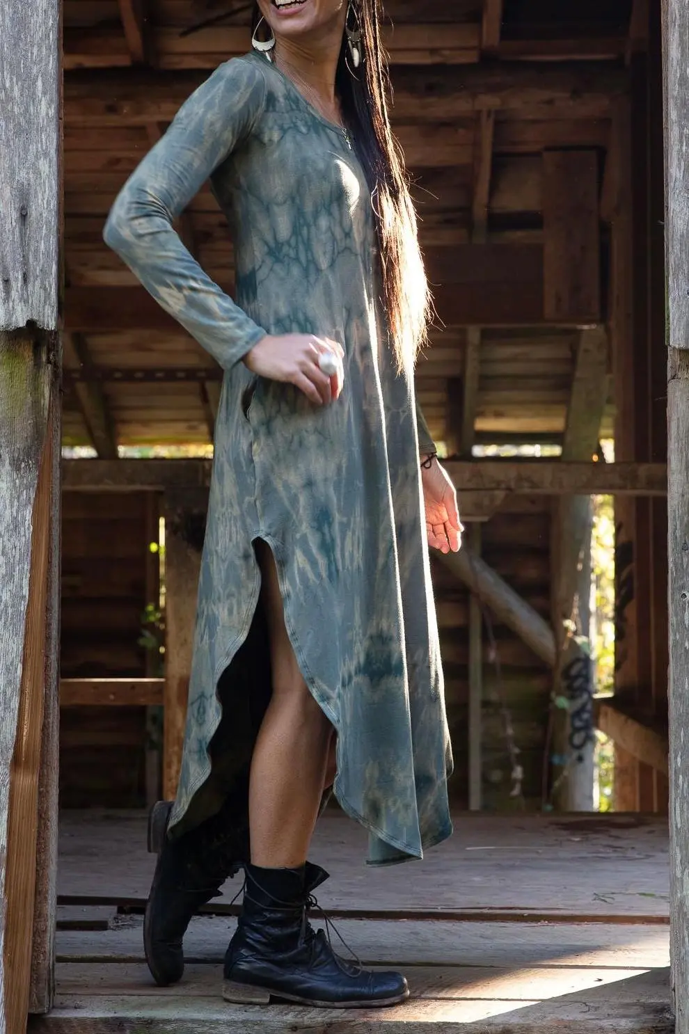 North Wind Dress - Shibori