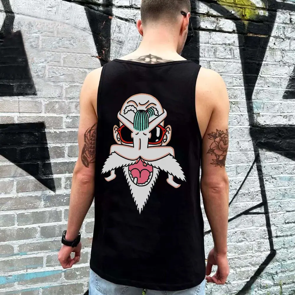 Beard Riding Printed Men's Vest
