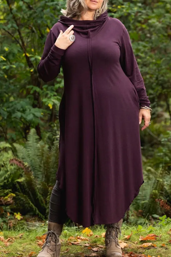 Arbutus Dress - Aubergine