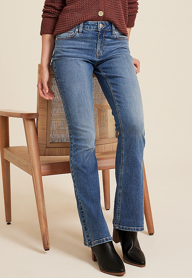 m jeans by maurices Classic Flare Mid Rise Jean