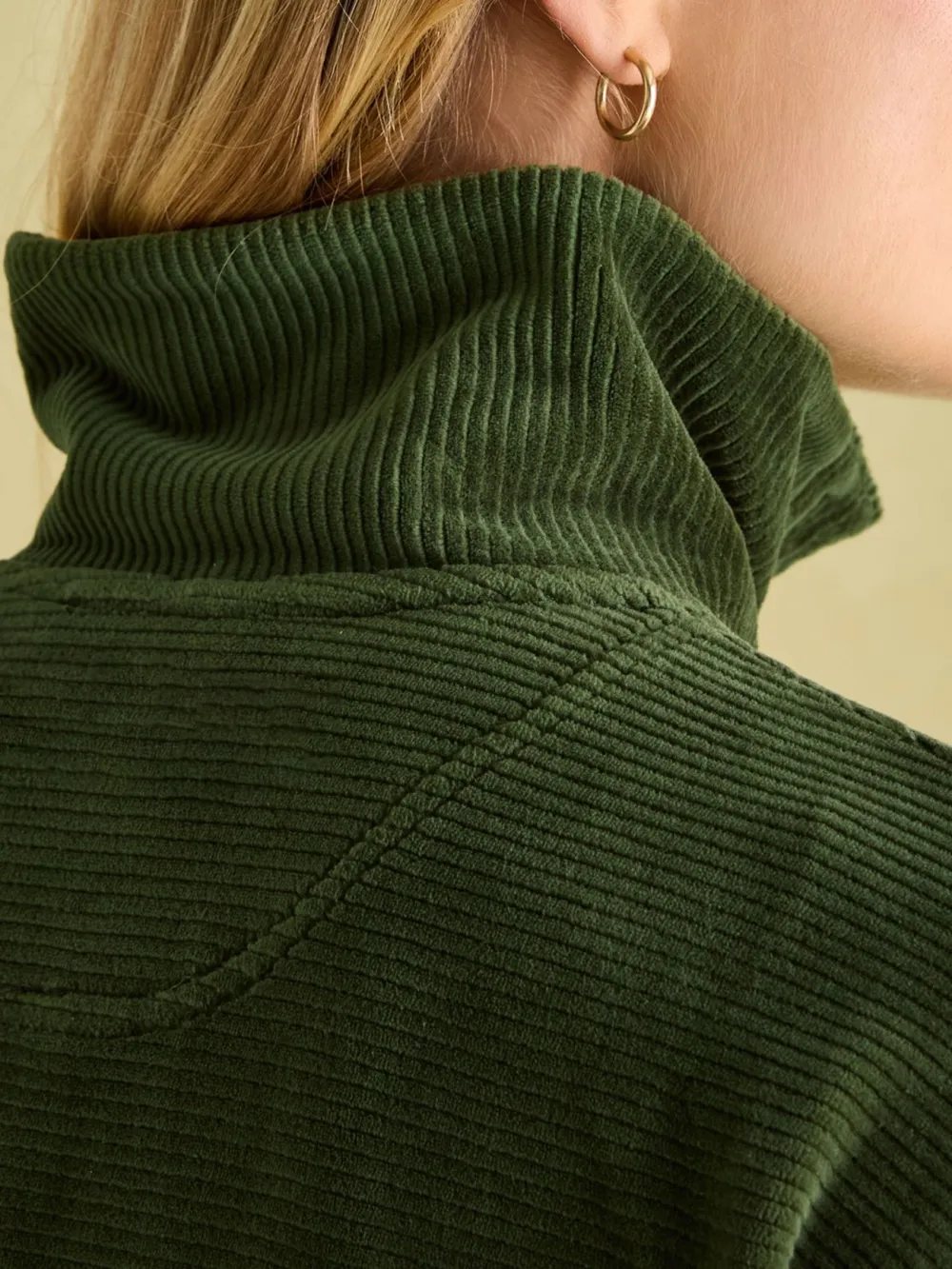 Renee Green Corduroy Sweatshirt