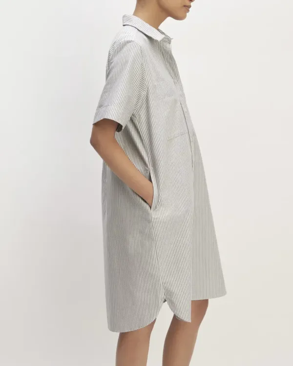 The Oxford Short-Sleeve Shirt Dress