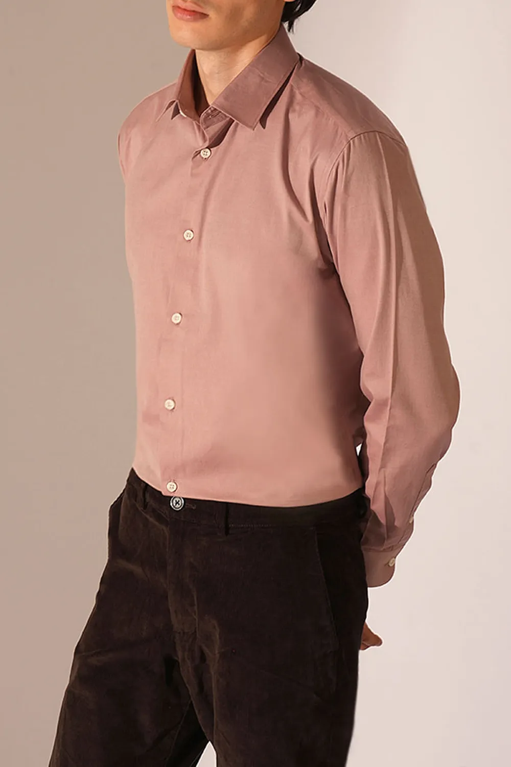 Pink Formal Cotton Shirt