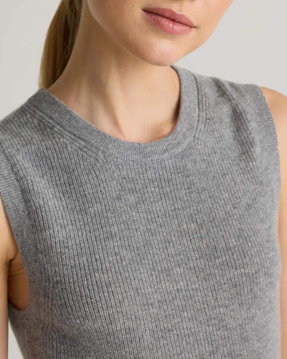 Mock Neck Sweater Vest